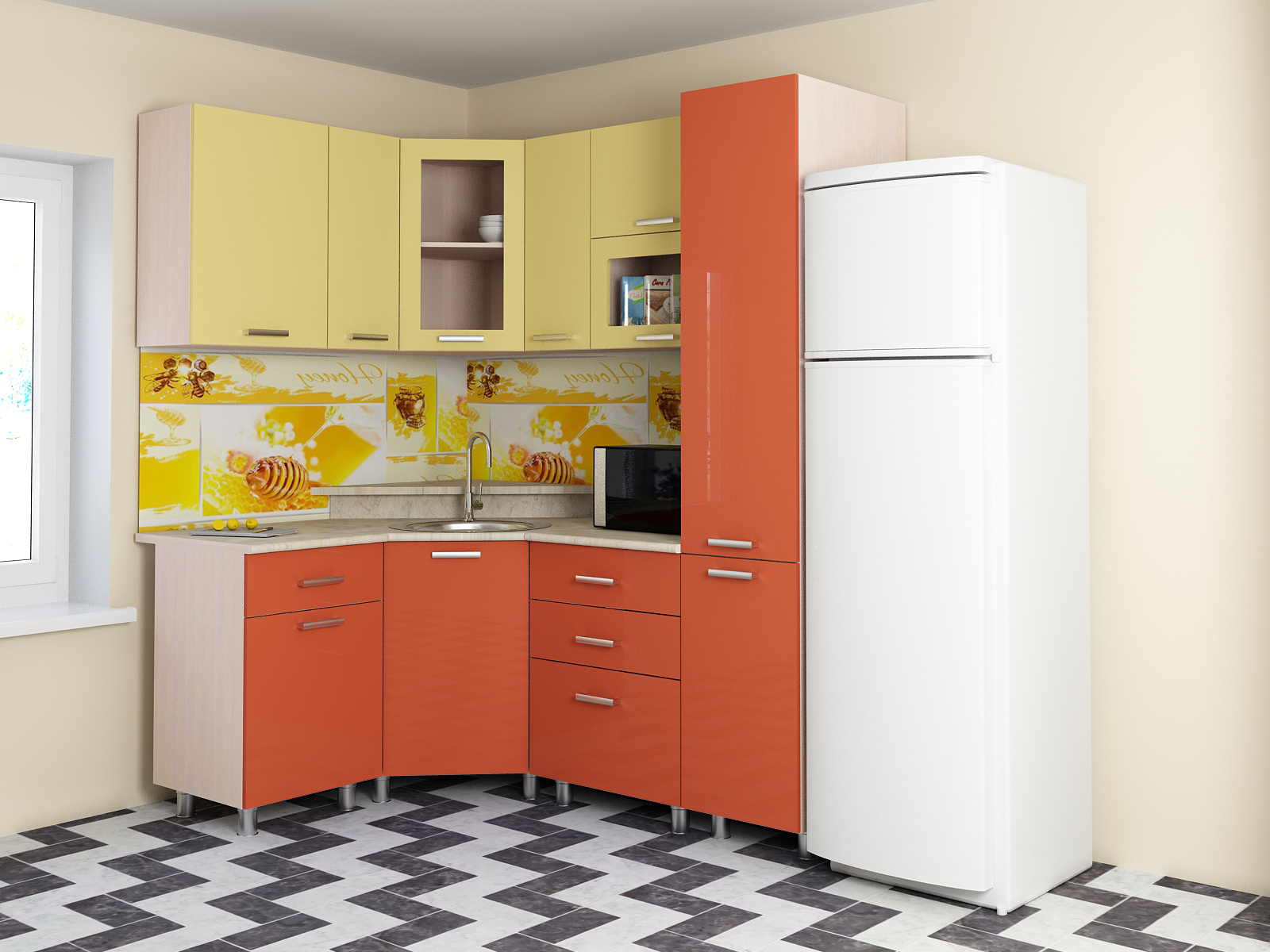 образцы кухонной мебели для маленькой кухни фото